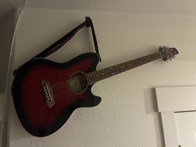 Ibanez Acoustic-Electric Guitar - Great Condition with Strap