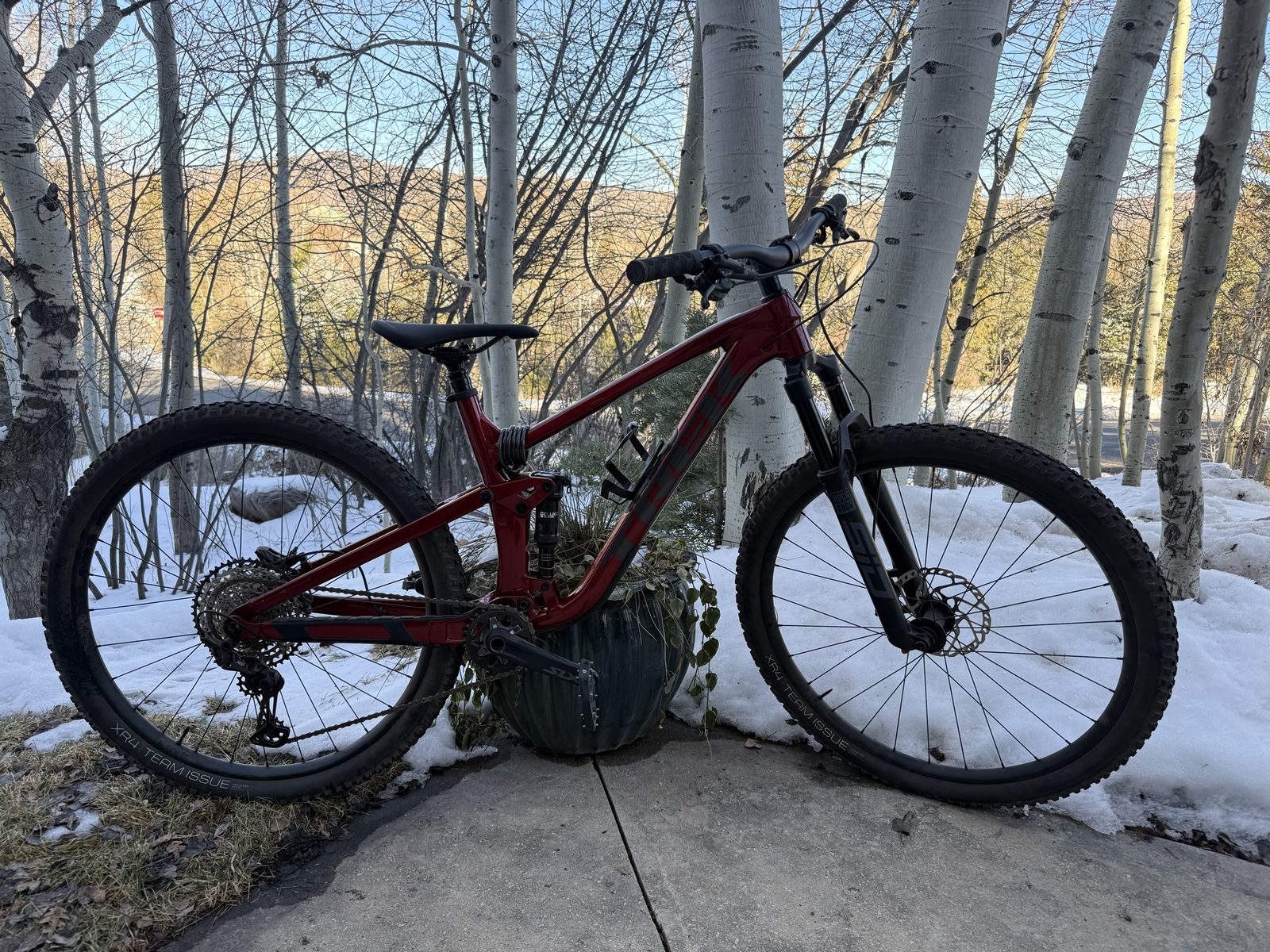 Trek full-suspension 29er trail bike (Fuel EX class)