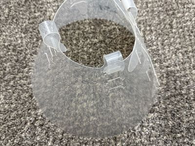 Clear Plastic Pet Recovery Cone E-Collar