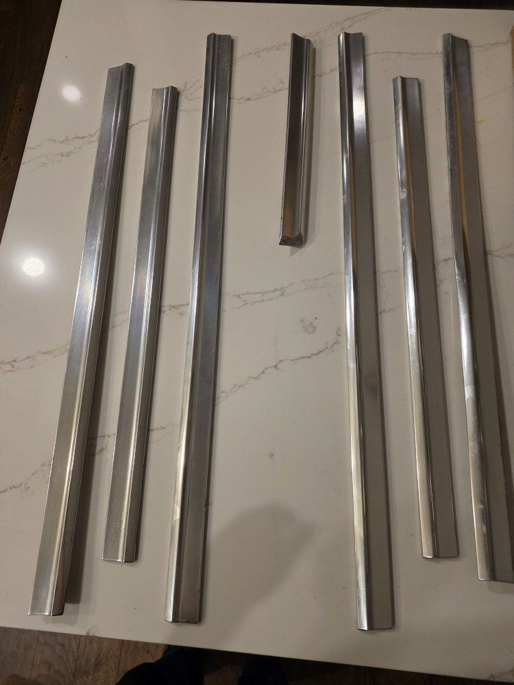 1967 Chevy Caprice 4 Door Side Trim Moulding 7 Pieces