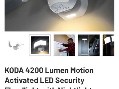 KODA motion activated security light