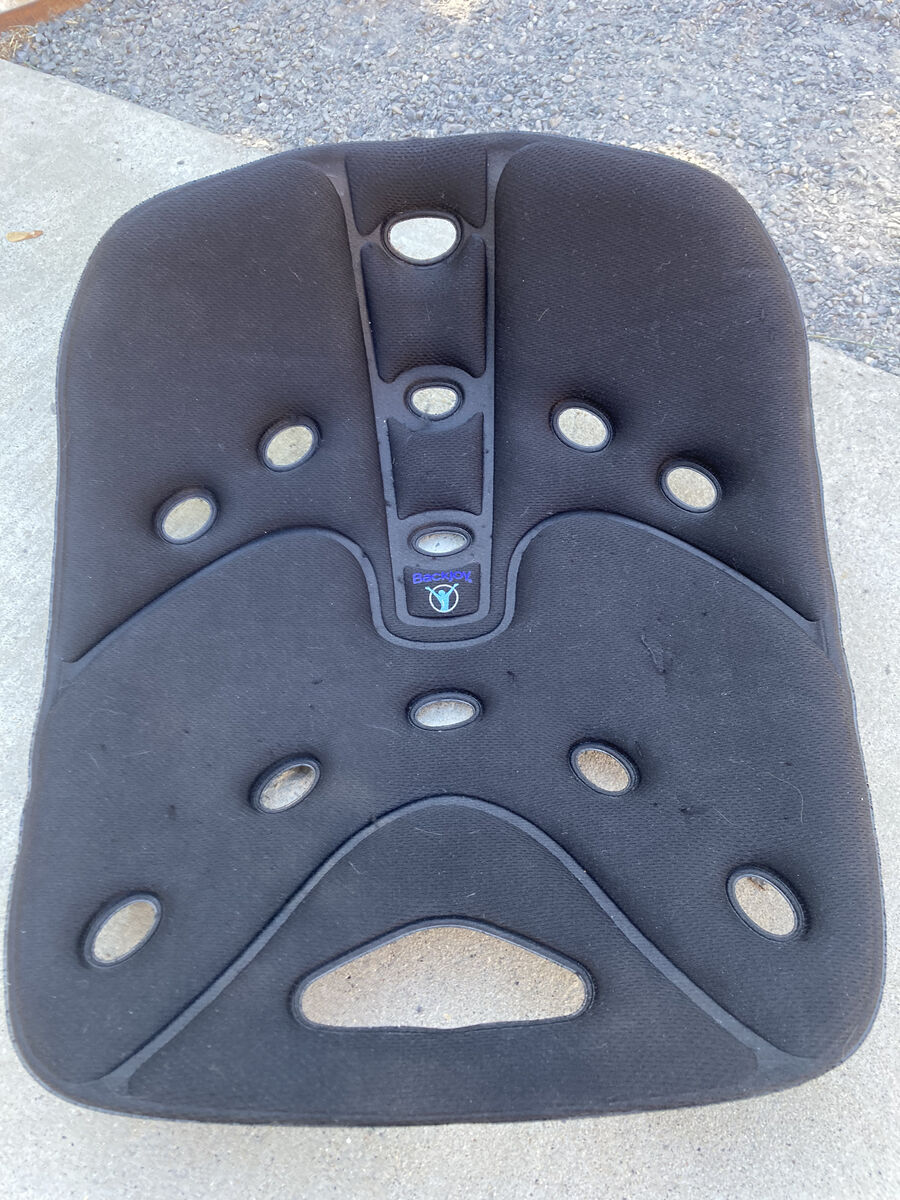 BackJoy SitSmart Posture Plus Seat for Lower Back Pain Relief Travel Black