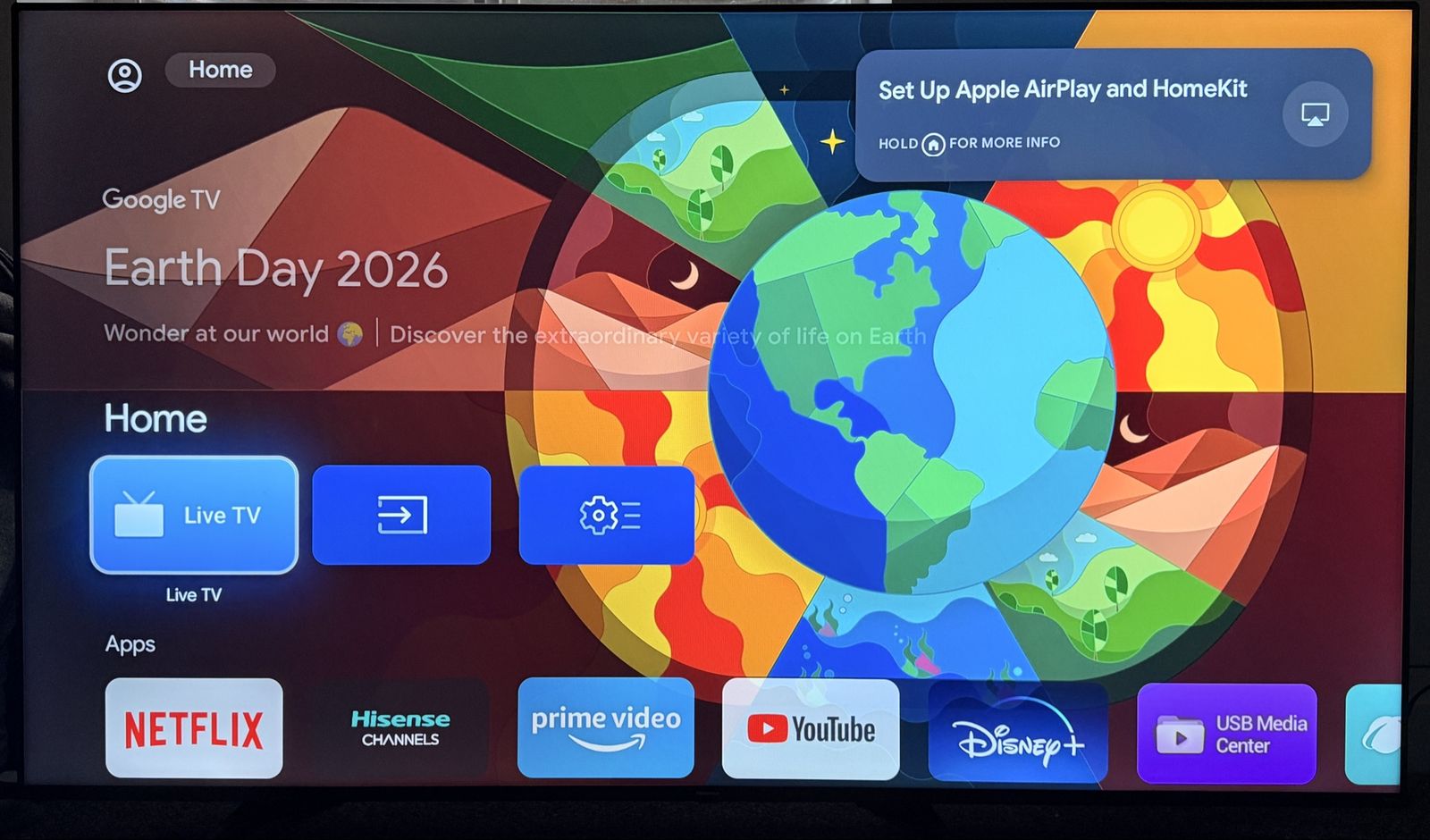 75” LED UHD Hisense Smart TV