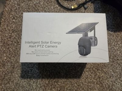 brand new solar security camera