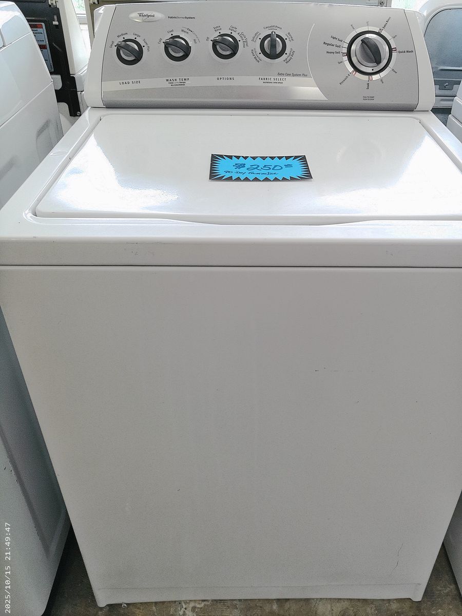 Whirlpool Heavy Duty Top Load Washer~90 Day Guarantee