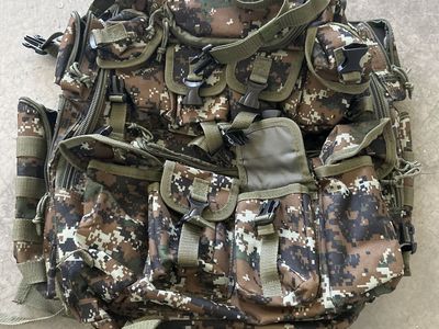 Camo Digital Print Tactical Backpack