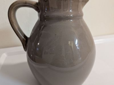 vintage brown pitcher