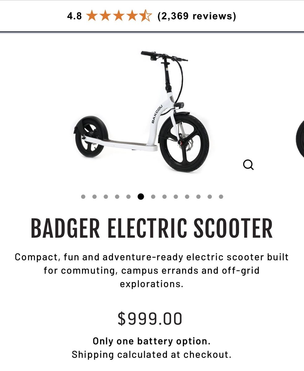 Bakcou Electric Scooter