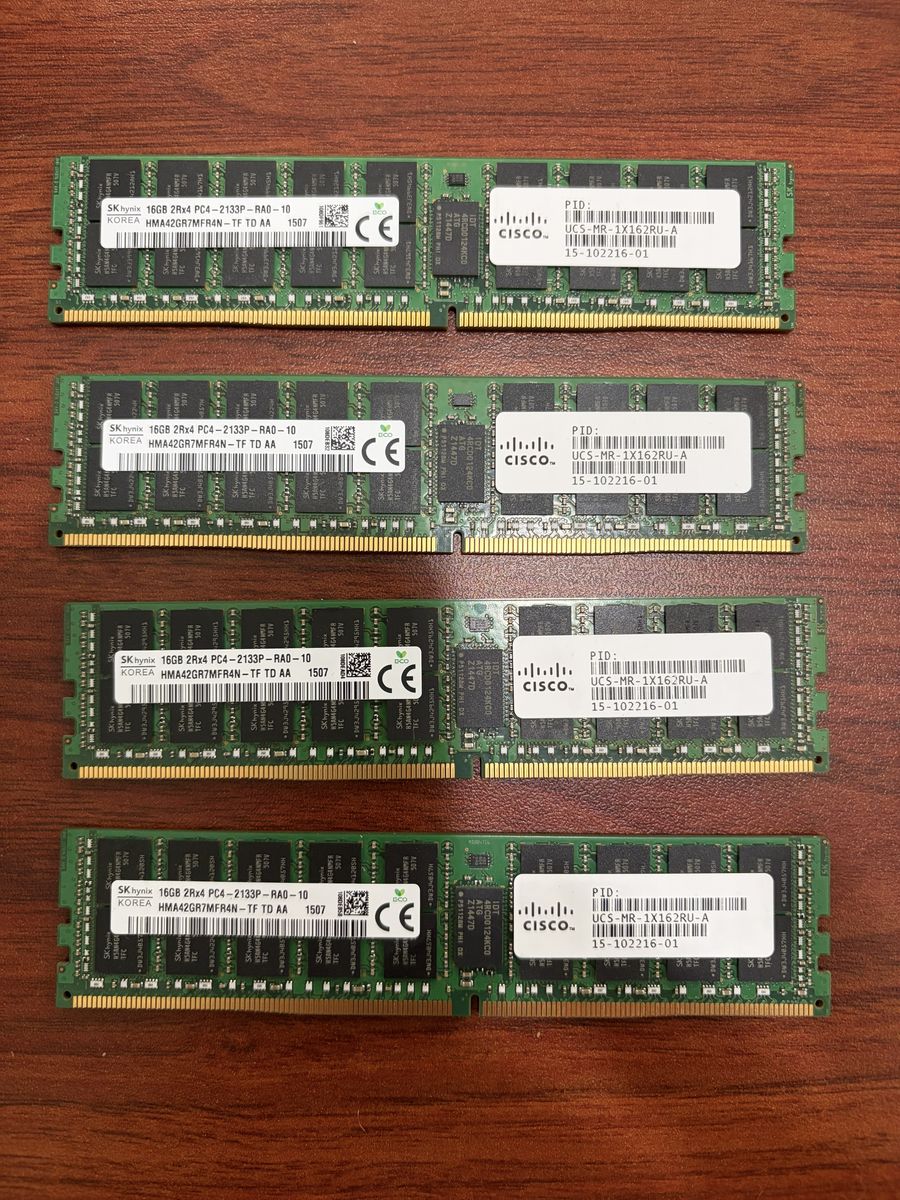 64GB ddr4 (4x16GB)