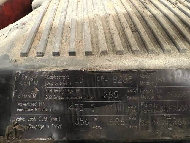 Cummins ISX Engine - 475 HP, ARR/CPL 8285