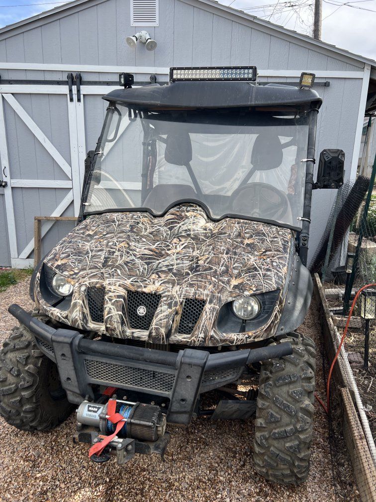 Yamaha Rhino 660 Side-by-Side UTV - Ducks Unlimited Camo edition, 5,200 miles year 2007