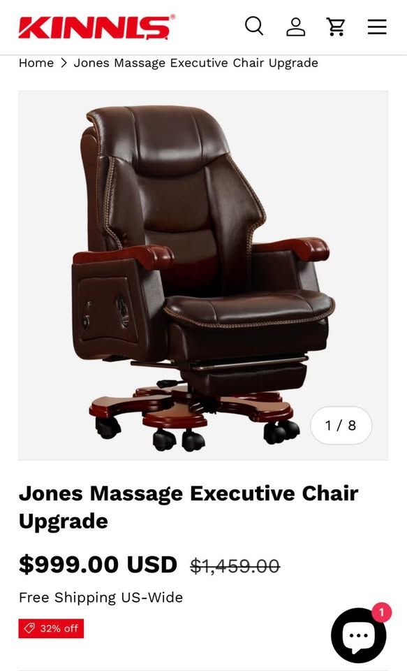 Jones Massage Executive Chair
