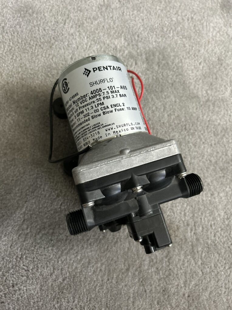+ New Pentair Shurflo RV Fresh Water Pump +