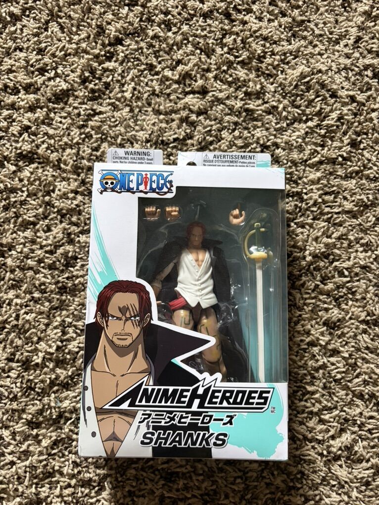 Shanks from one piece action figure