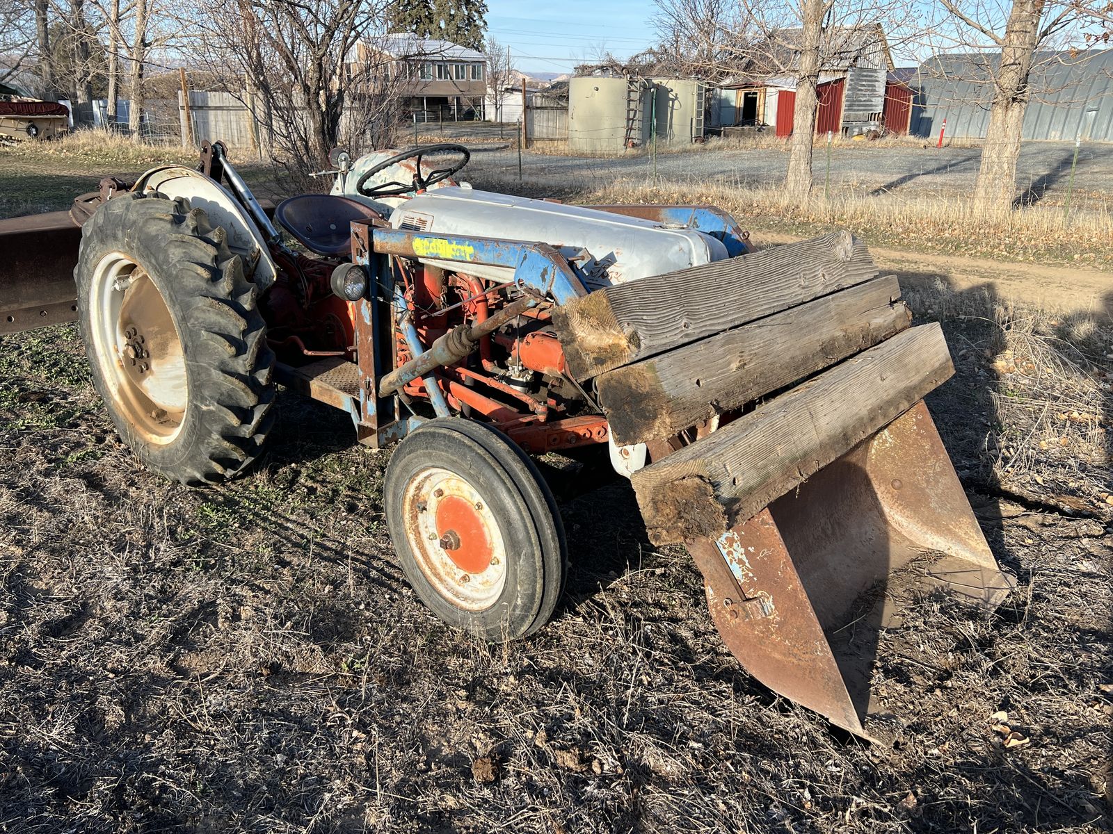 Ford 8N Tractor, Front Loader and Blade