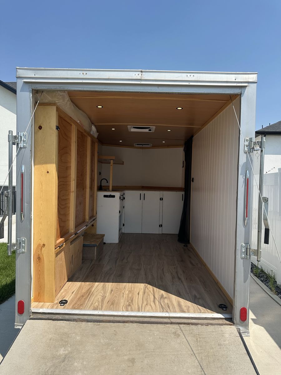 Spartan enclosed trailer 6x12 Camper conversion
