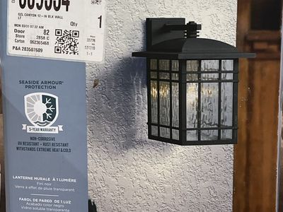 Outdoor lights!