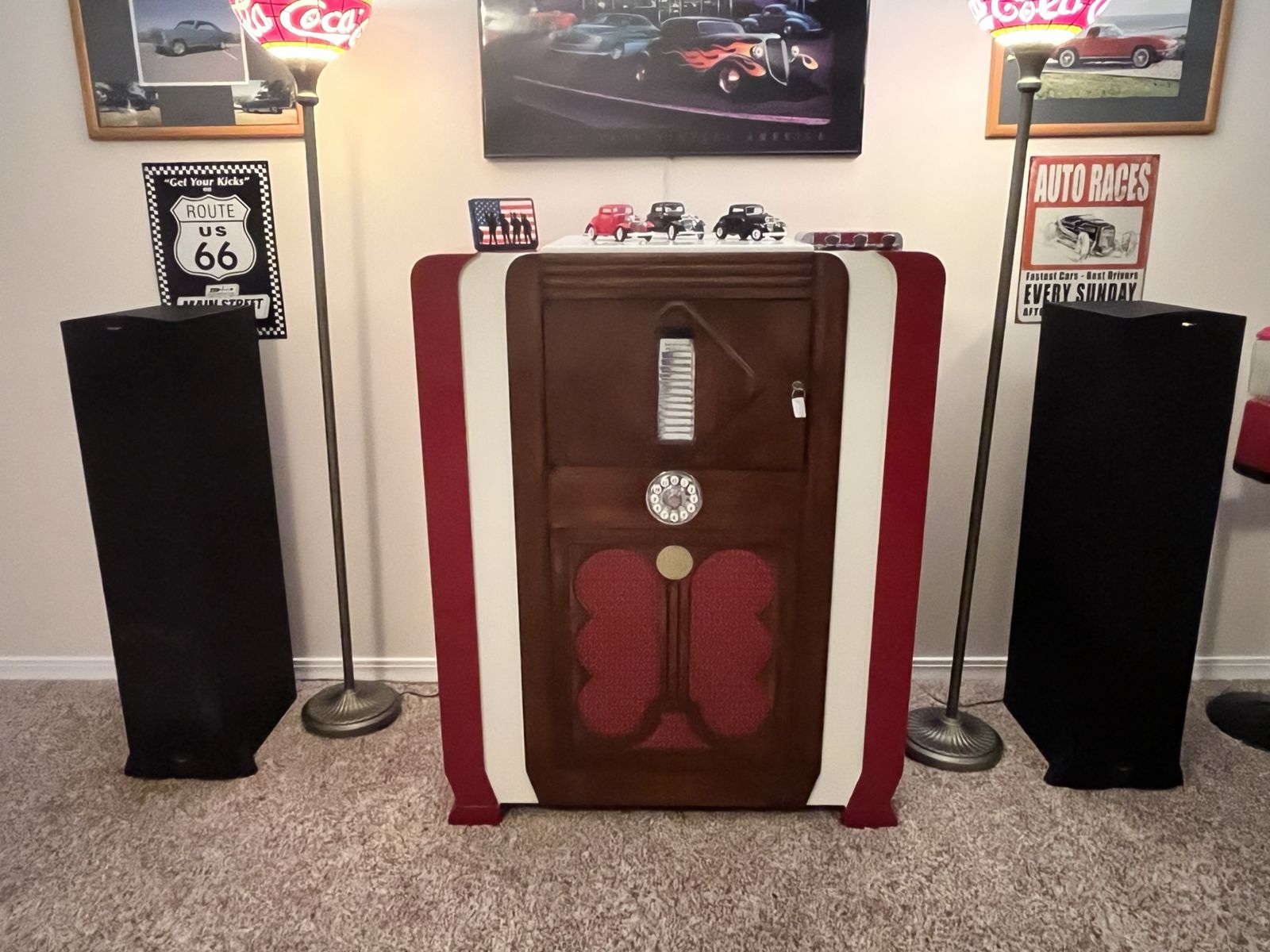 Jukebox 1936 Mills Custom Painted CD Stereo
