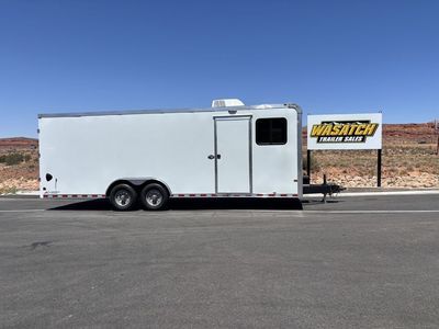 2026 American Hauler 8.5X24 12K Eagle Series Job-Site Office Enclosed Car Hauler Trailer