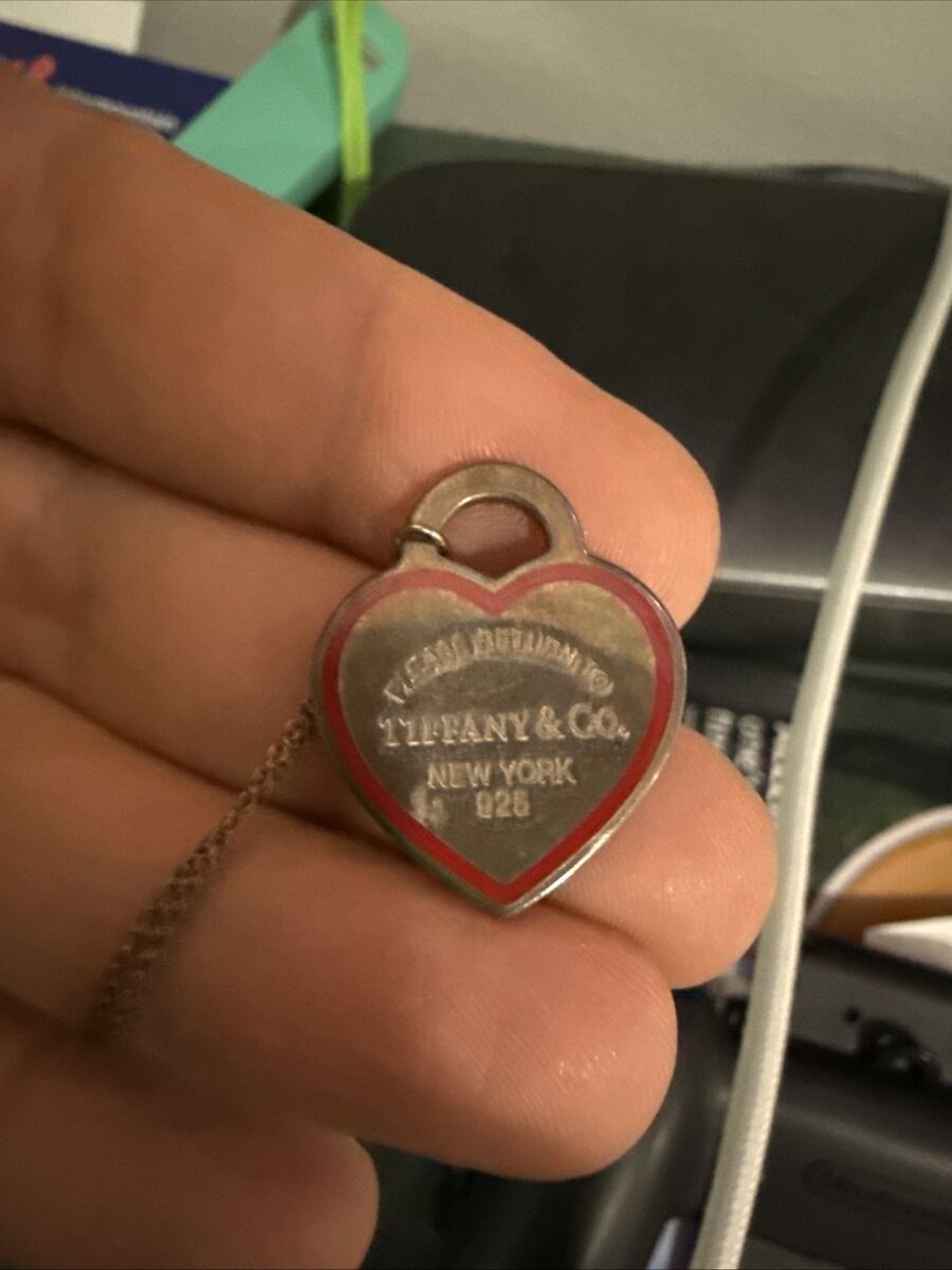 Tiffany's please Return To Silver Necklace