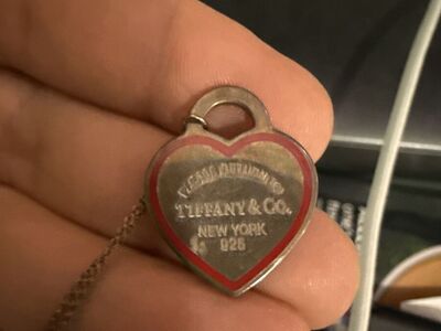 Tiffany's please Return To Silver Necklace
