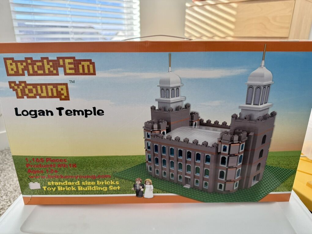 Brick'Em Young LDS Logan Utah Temple