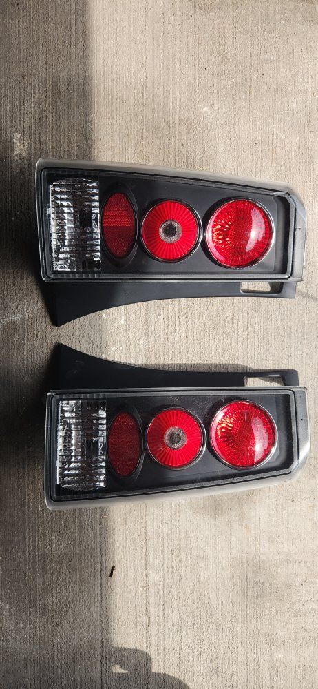  scion xb 98 -00. . Aftermarket Custom Black Tail Light Assembly Pair