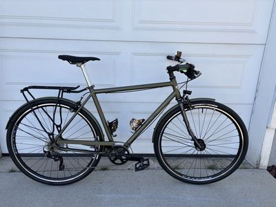 Electra Loft 7i Commuter Bike - Large, Green with Rack & Fenders