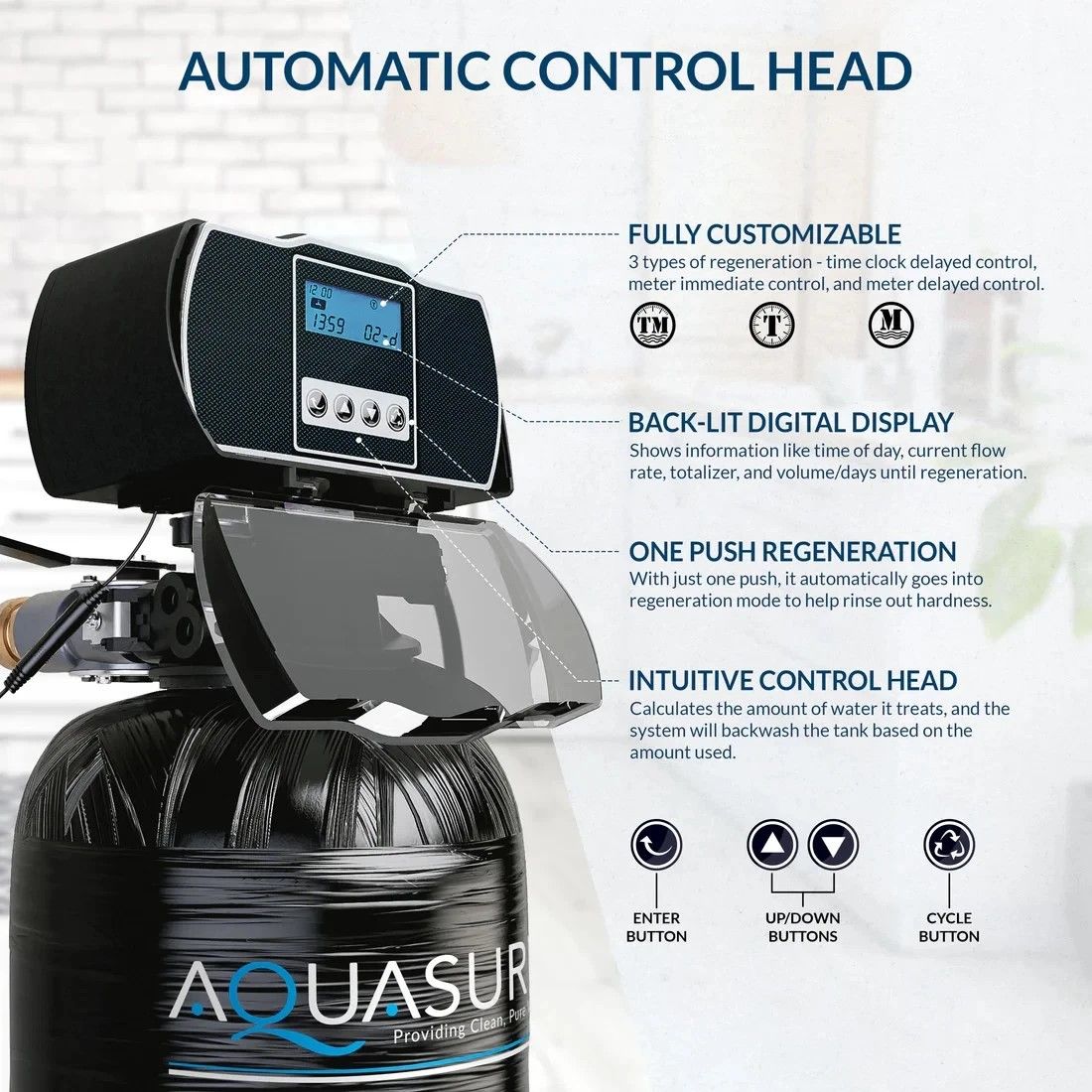 Aquasure Harmony 48,000 Grain Water Softener Fine Mesh Resin AS-HS48FMRT NEW