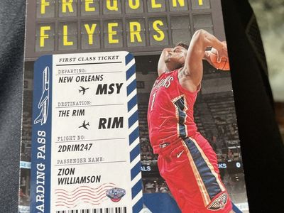 NBA Hoops Zion Williamson Frequent Flyers Basketball Trading Card