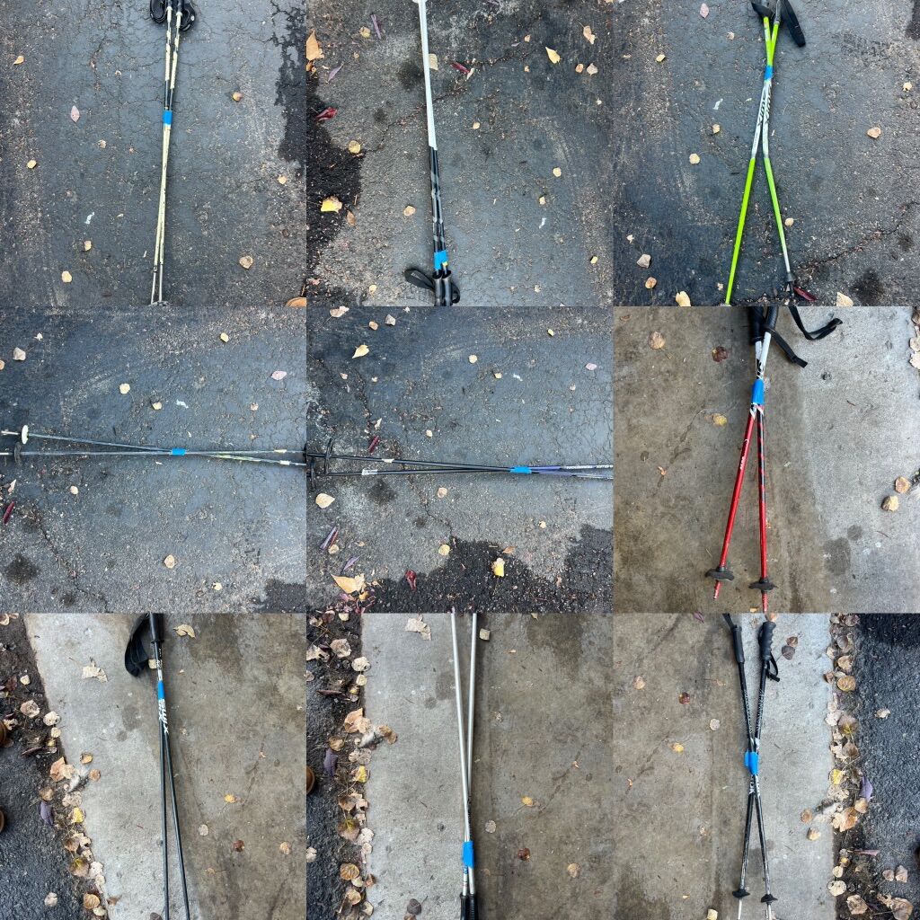 Ski Poles Variety Of Sizes Kids & Adults