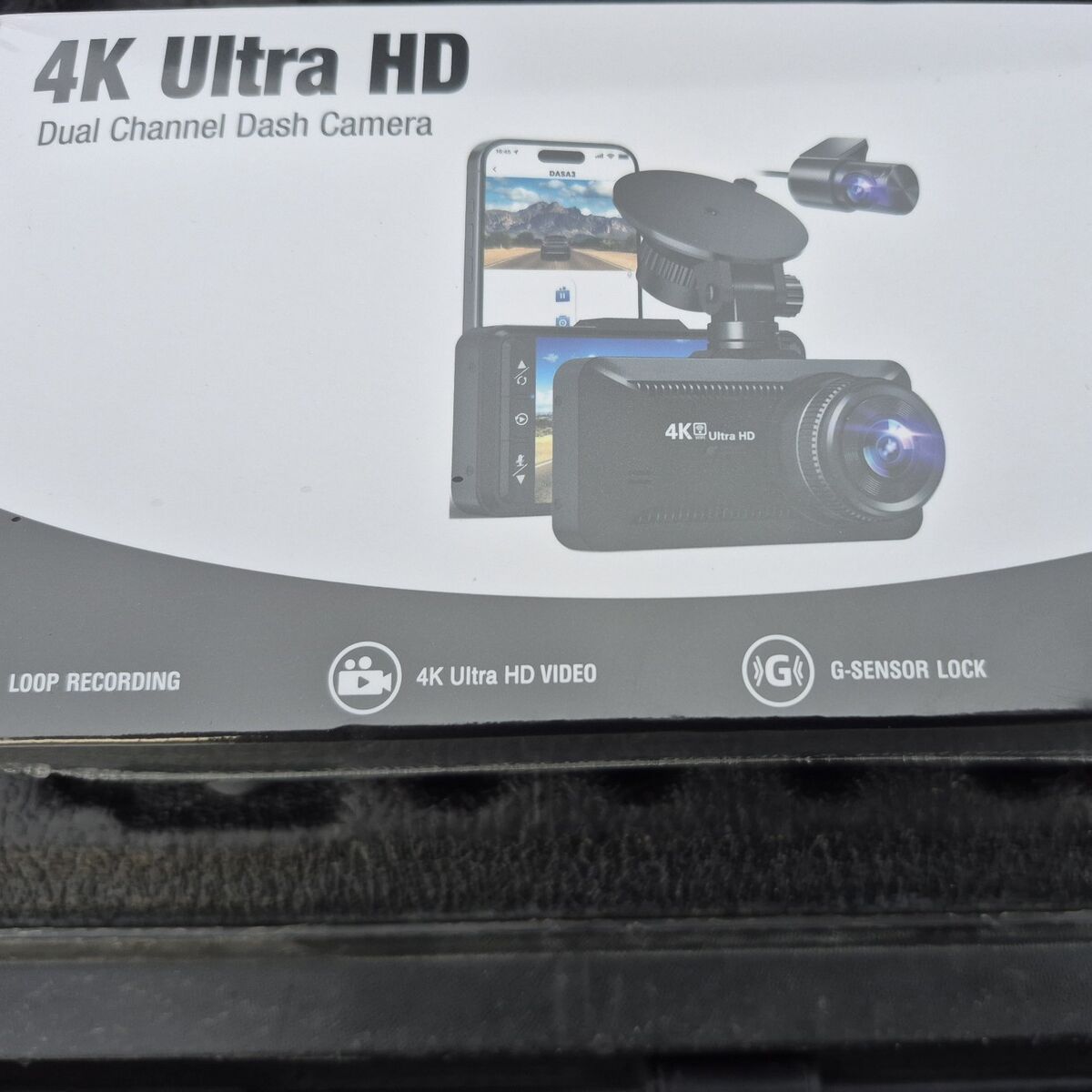 4K Dual Dash Cam - Front & Rear