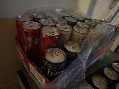 Assorted Beverage Case: Humm Kombucha, Alani Nu, Slate Milk, Clear Protein & More (New)