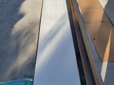 new 10x7 garage door w/windows Black premium