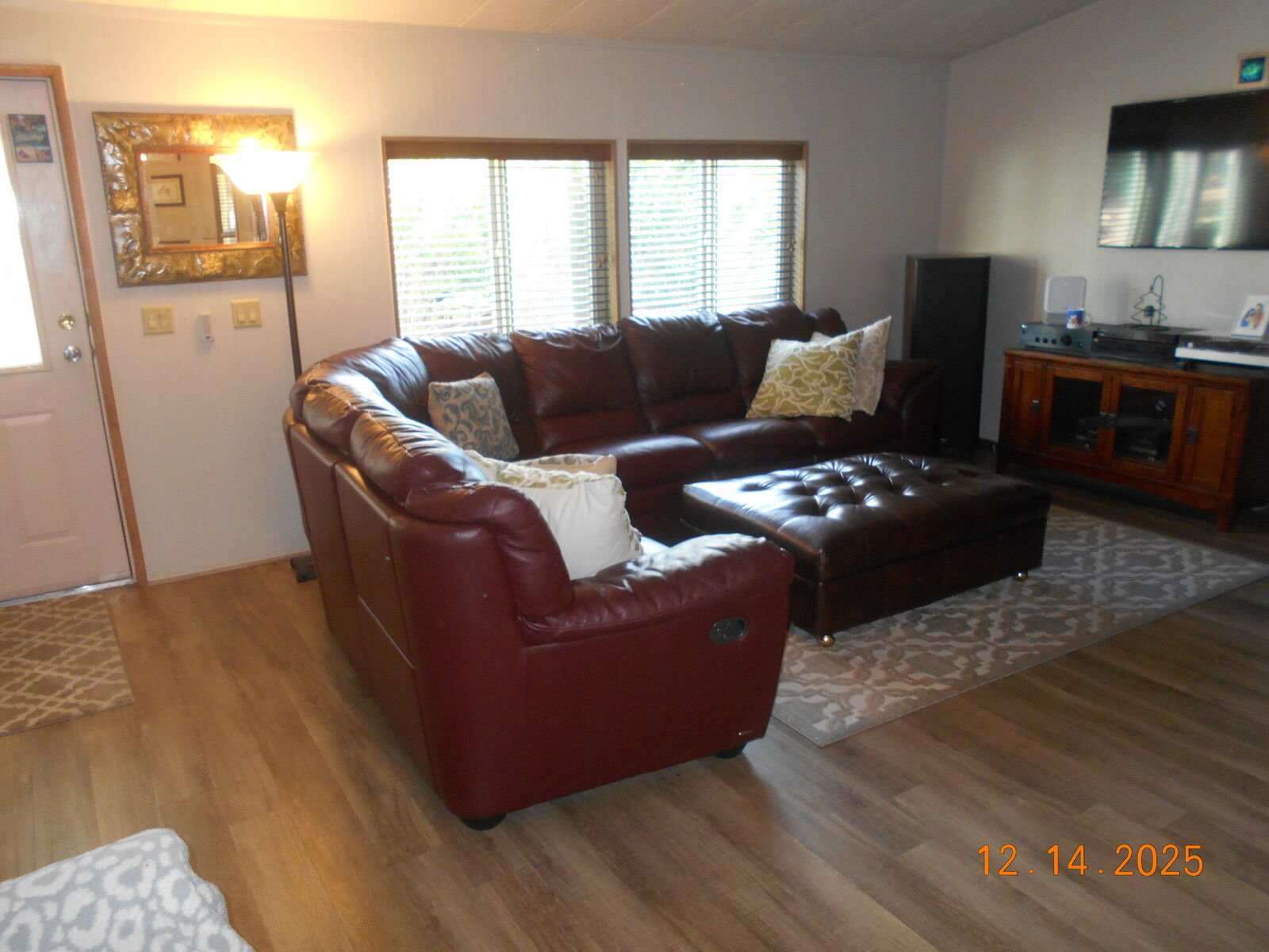 Natuzzi Italian Leather Reclining Modular 14 total feet long