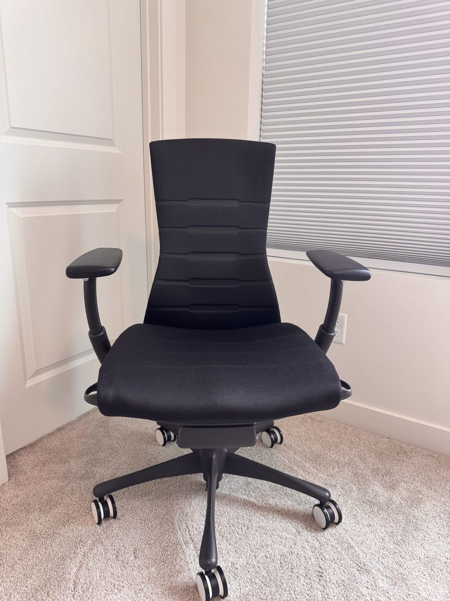 Herman miller embody x Logitech.