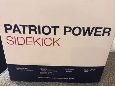 Patriot Power Sidekick Small Generator/power Bank