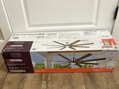 NEW Kensgrove II 72 in. Smart Indoor/Outdoor Brushed Nickel Ceiling Fan