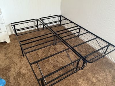 Queen Size Bed Frame and Mattress