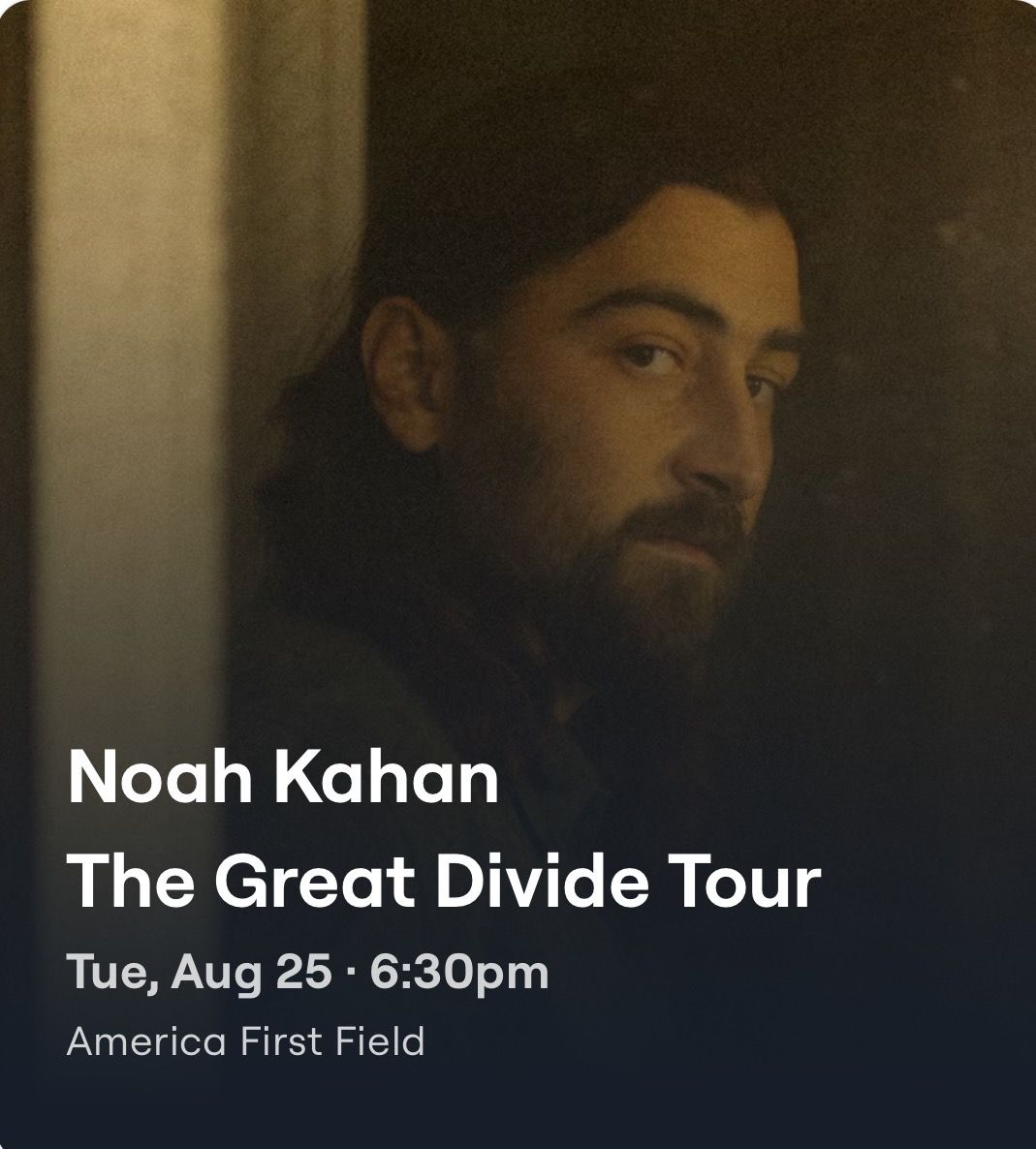 2 Floor level NOAH KAHN tickets