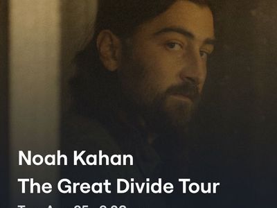 2 Floor level NOAH KAHN tickets