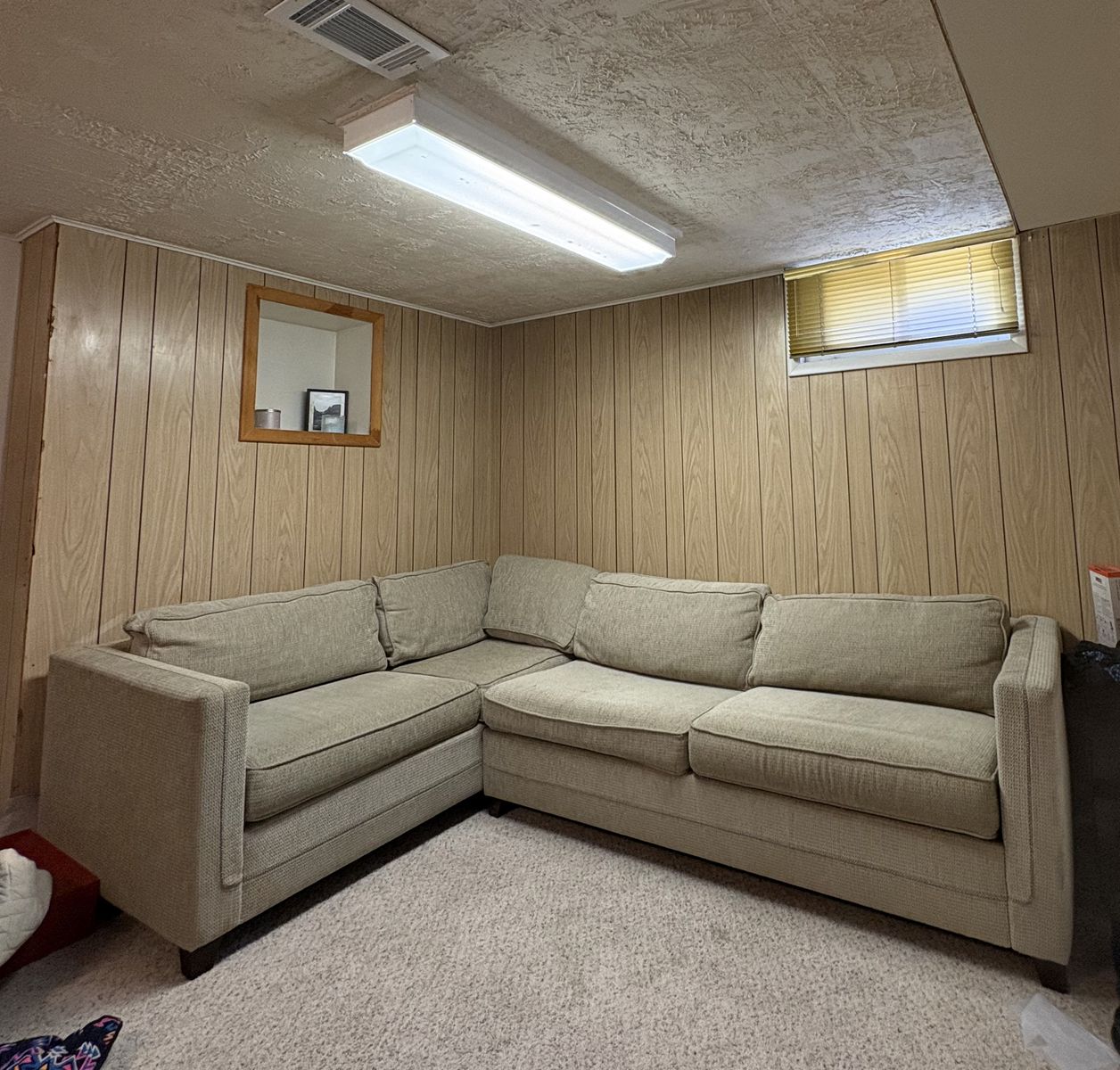 Sectional Couch WIth Full Size Bed