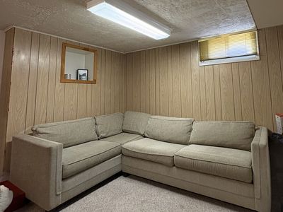 Sectional Couch WIth Full Size Bed