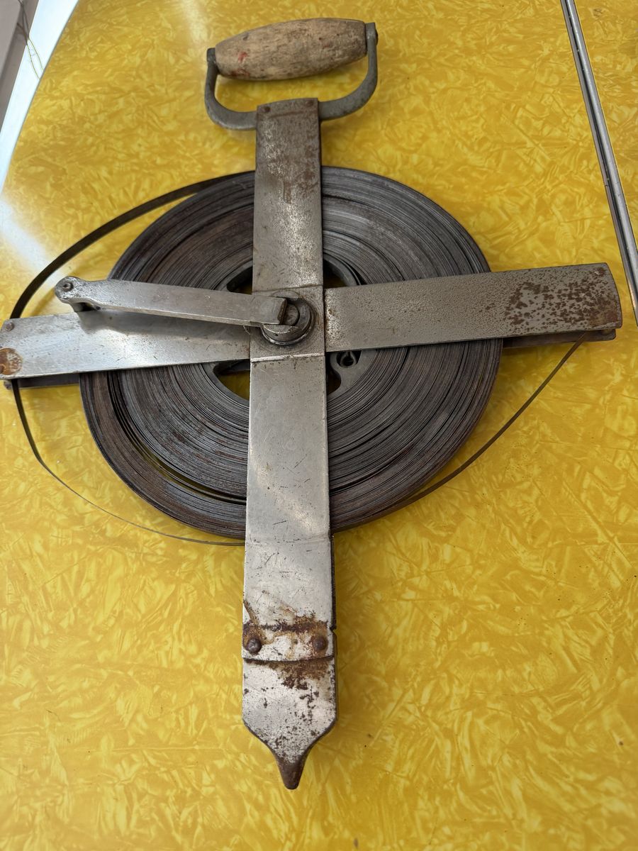 Vintage Lufkin Steel Tape Surveyor