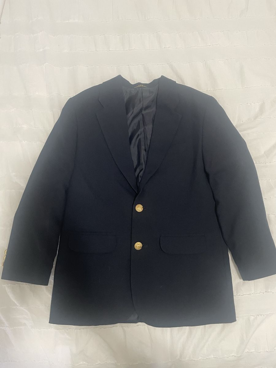 Boys Navy Suit Coat