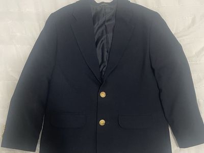 Boys Navy Suit Coat