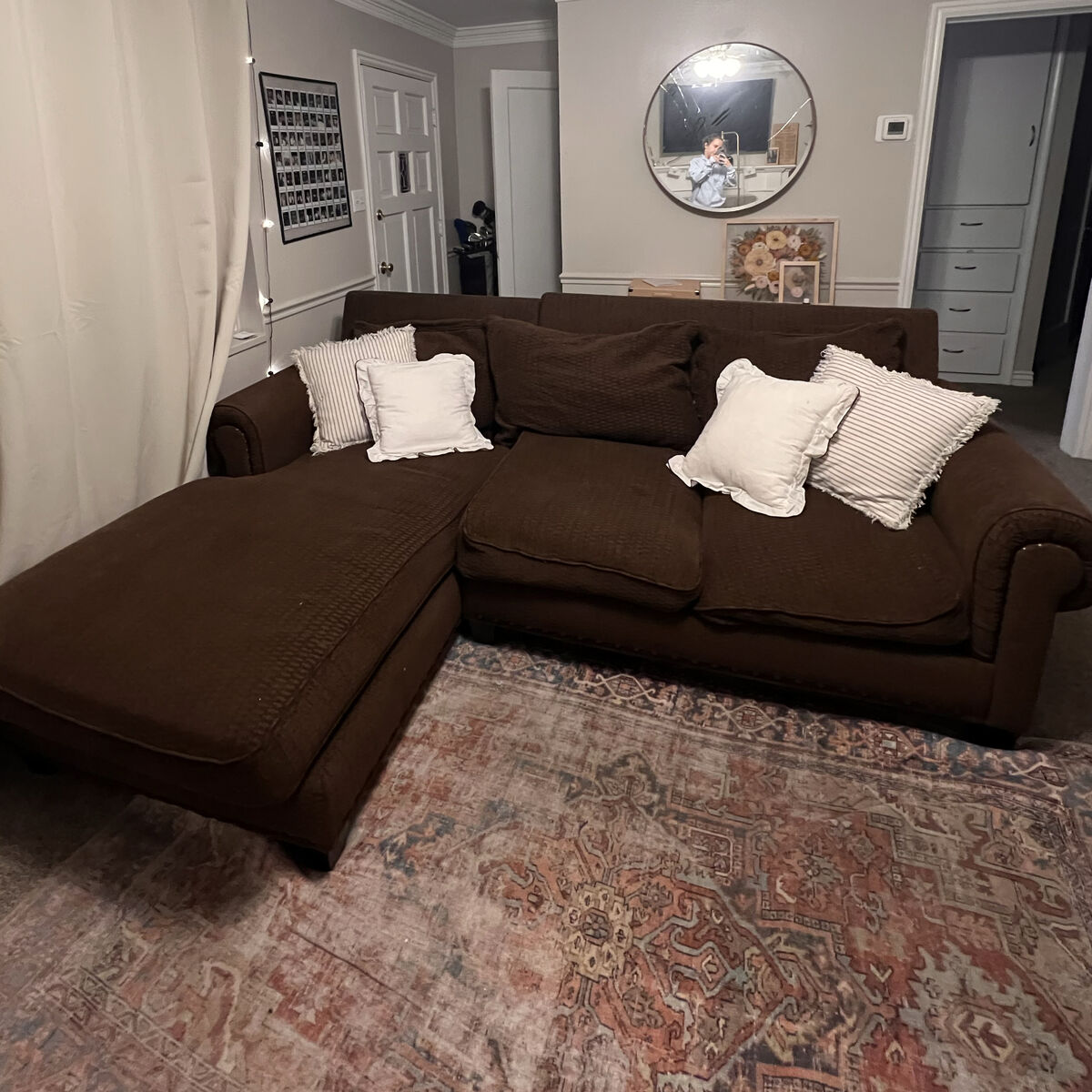 Brown Couch