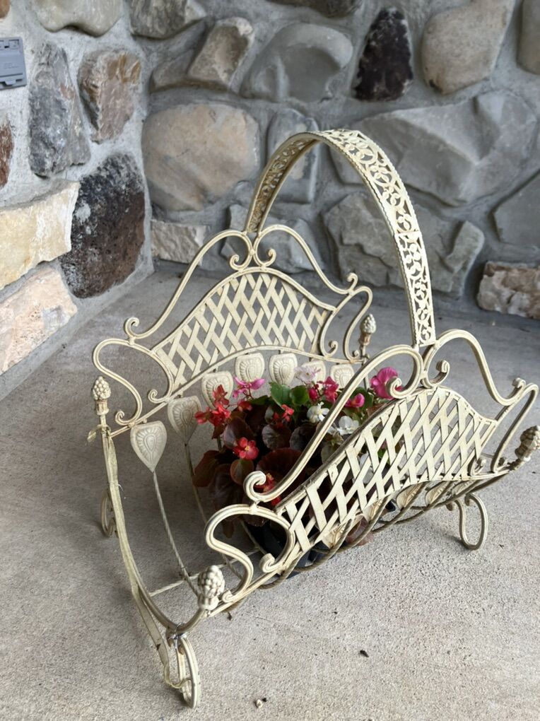 Wrought Iron Basket