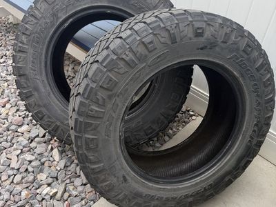 2 Used Nitto Ridge Grappler LT275/65R18 All-Terrain Tires - Great Condition