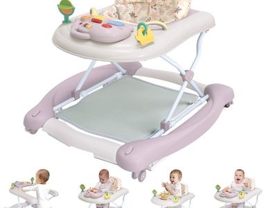 Foldable Baby 5-in-1 Activity Walker - Purple